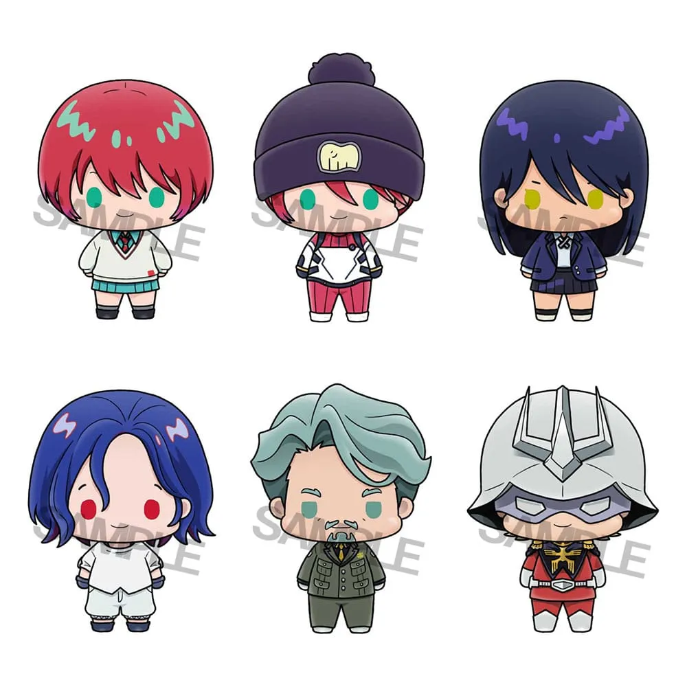Mobile Suit Gundam GQuuuuuuX Chokorin Mascot Series Trading Figure 5 cm Blind Box - 1 Unidade
